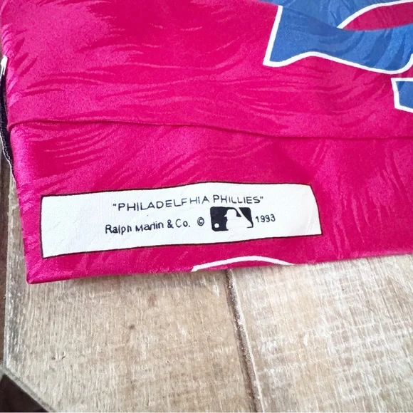 Philadelphia Phillies Red and Blue Tie - Picture 6 of 7